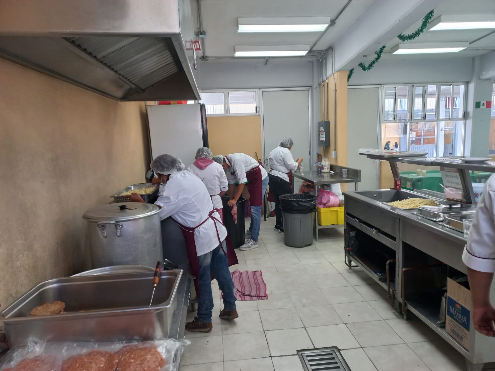 Ambiente amigable del comedor
